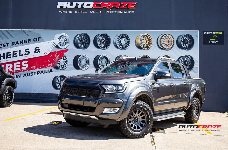 FORD-RANGER-VECTOR-MATTE-GUN-METAL